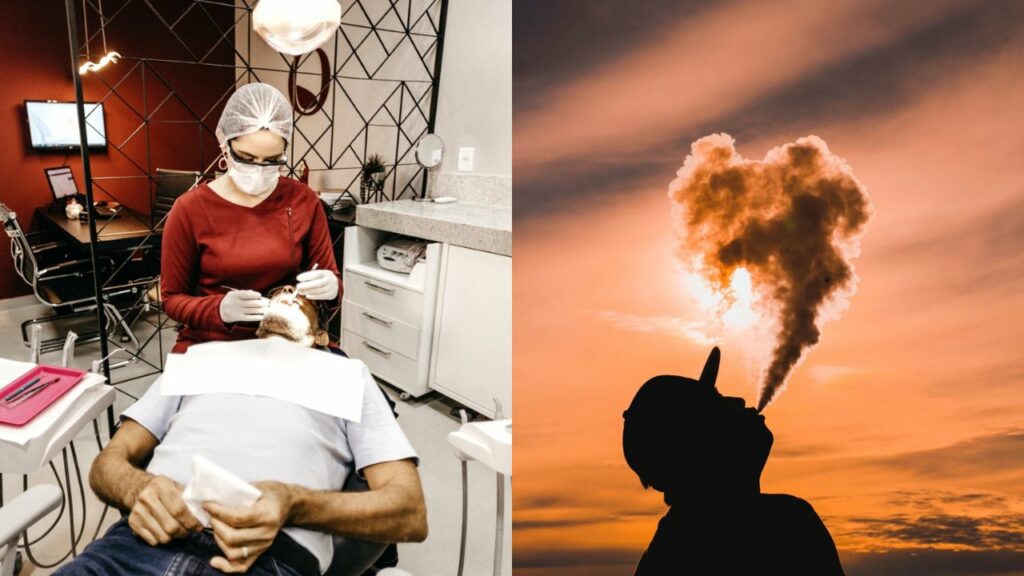 will the dentist tell parents if i vape
